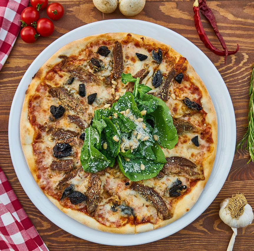 Pizza saveurs réunionnaises